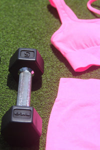 Stamina Activewear Set Hot Pink